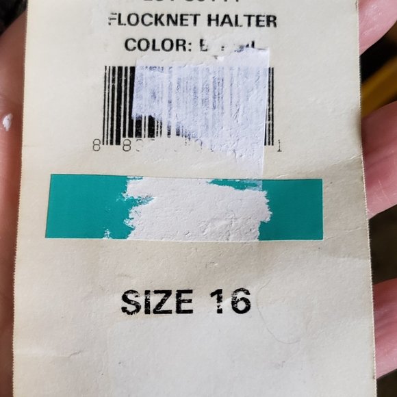 Ignite Evenings Women's Missy Flocknet Halter 16 Black/Silver NWT - Picture 10 of 13